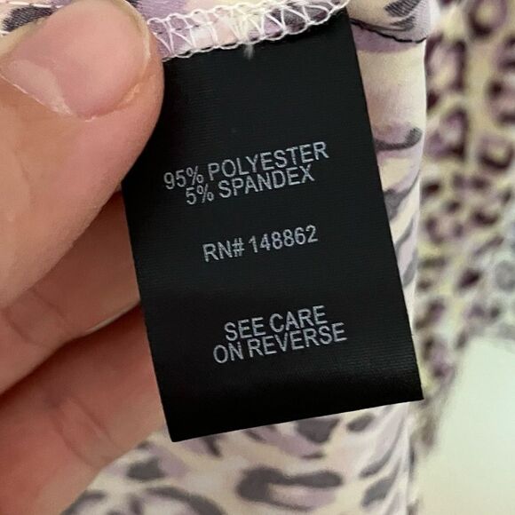 Torrid NWT Womens Plus Size Silky Leopard Print Flowy High Waisted Skirt Size 6X - Picture 9 of 10